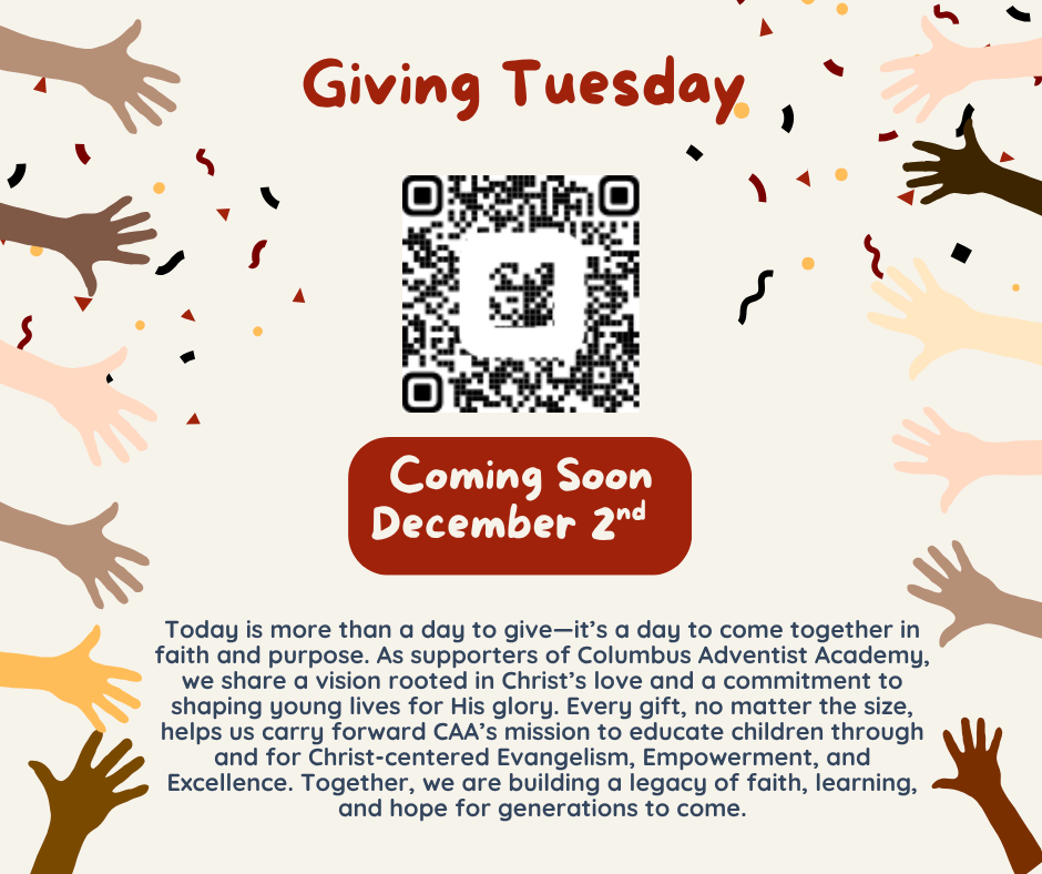 QR Code for CAA Giving Tuesday